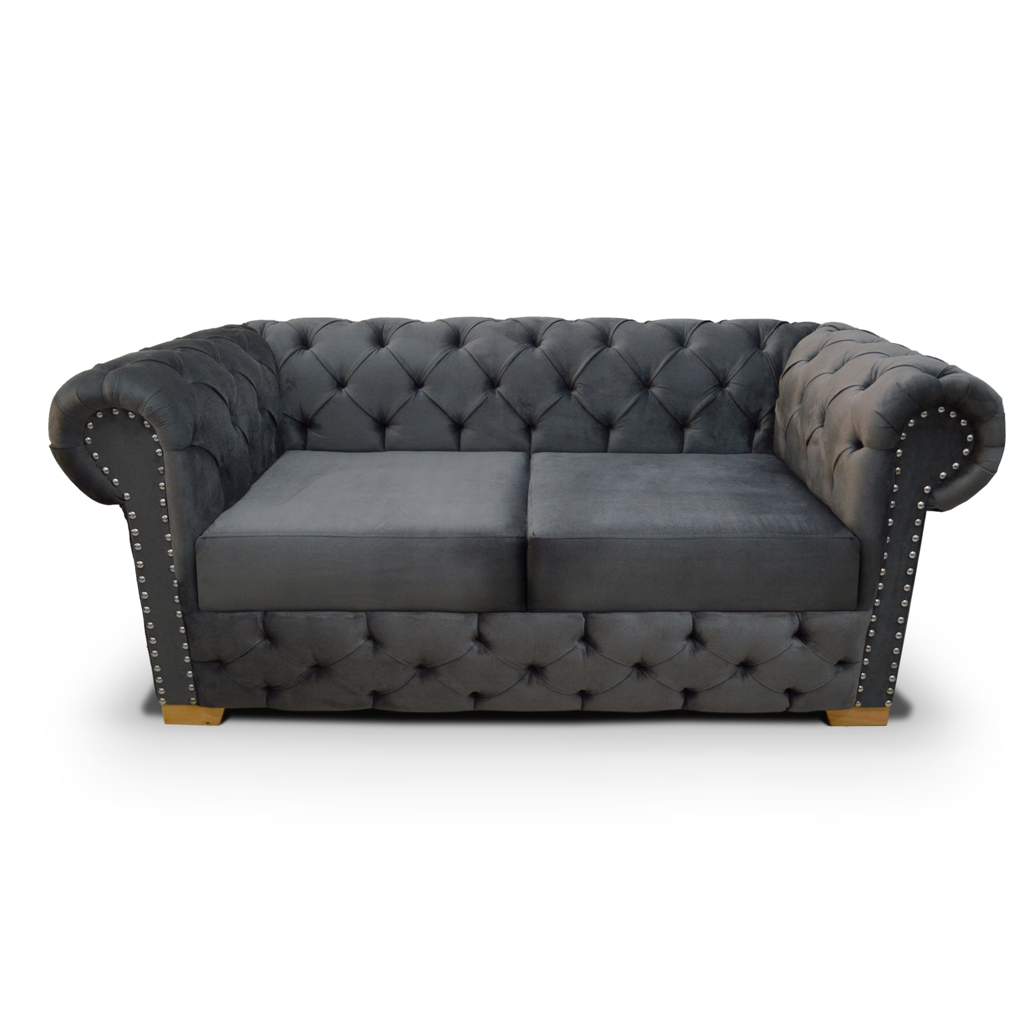 Sofa Chanty 2 puestos en gris