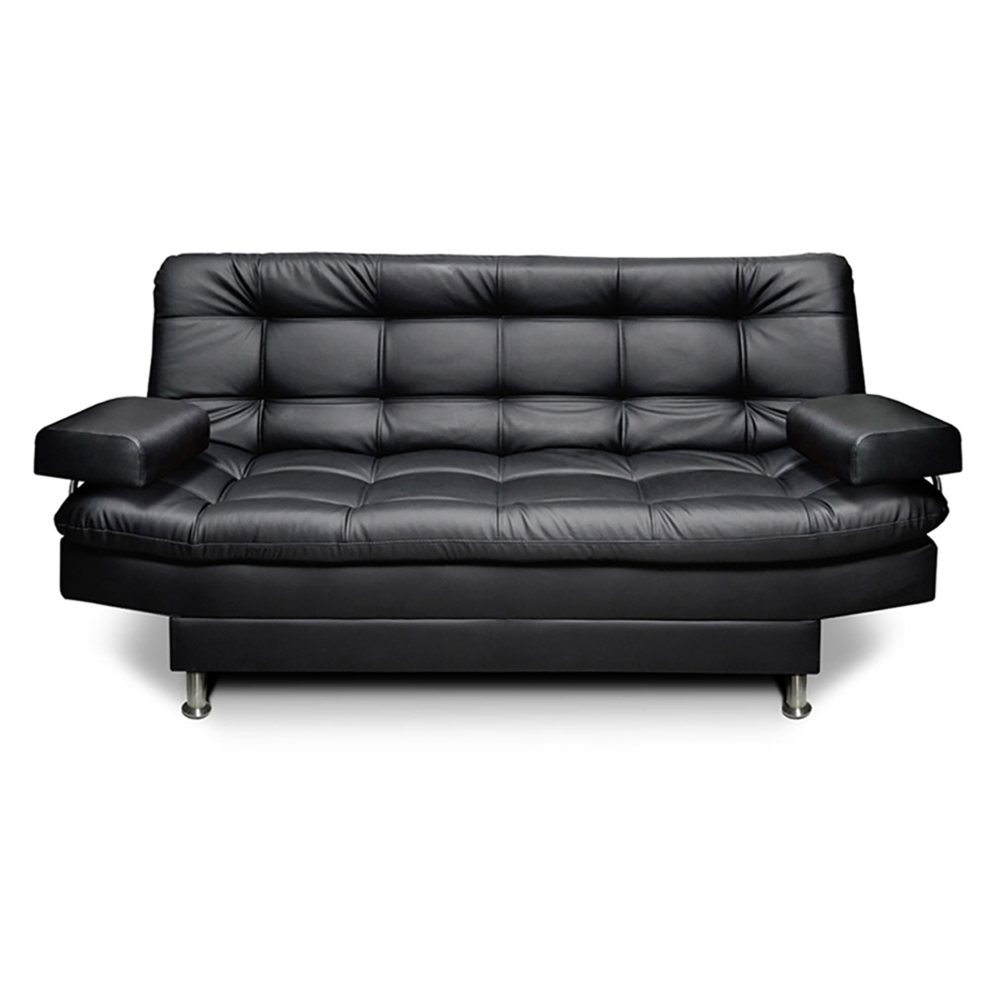 Sofa Cama Imperial tipo cuero negro