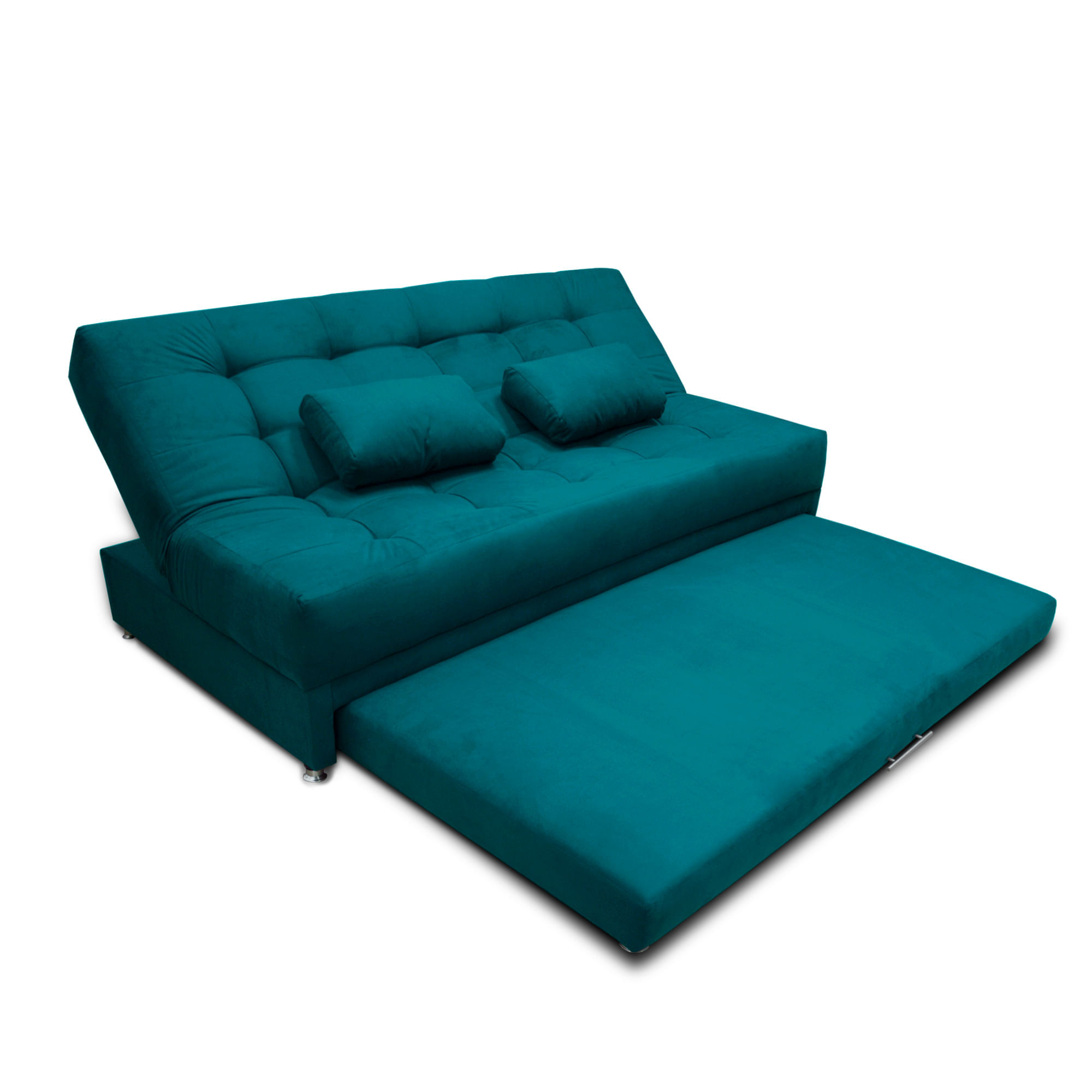 Sofa Cama Rosalin en turquesa