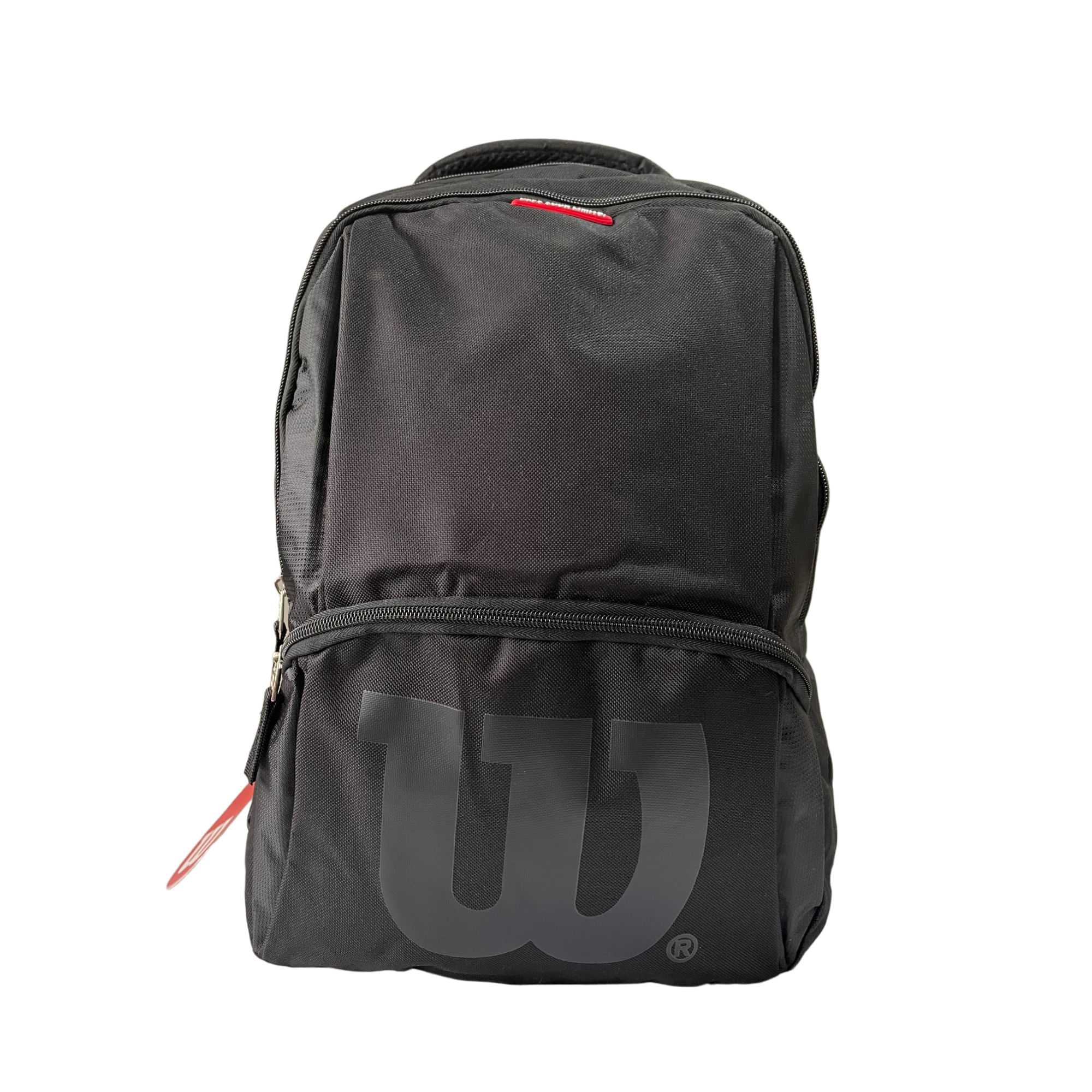 Morral Escolar Mochila Universitaria Wilson Bolso Unisex Negro Elemental