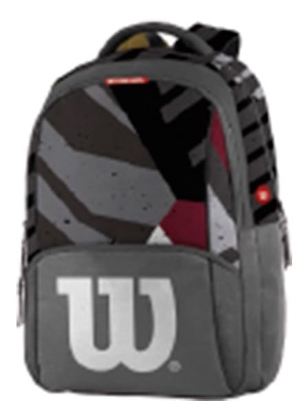 Morral Escolar Mochila Universitaria Wilson Bolso Unisex Figures Gris oscuro