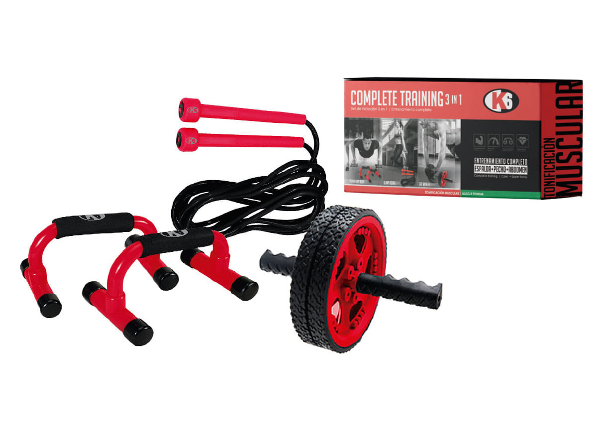 Kit 3 En 1 De Entrenamiento Funcional Fitness Crossfit K6