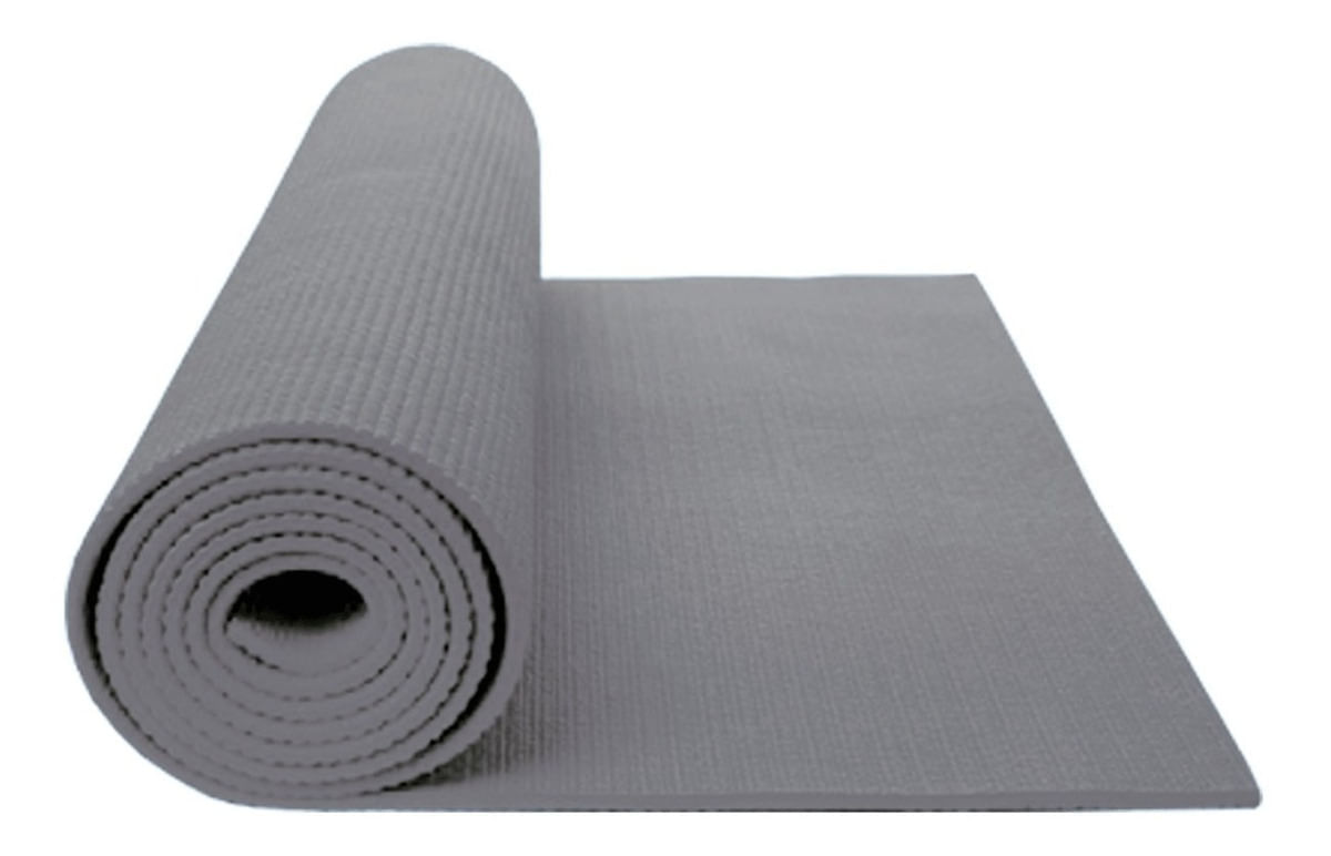 Colchoneta Yoga Mat Pilates Con Bolso De 5mm K6 - Gris