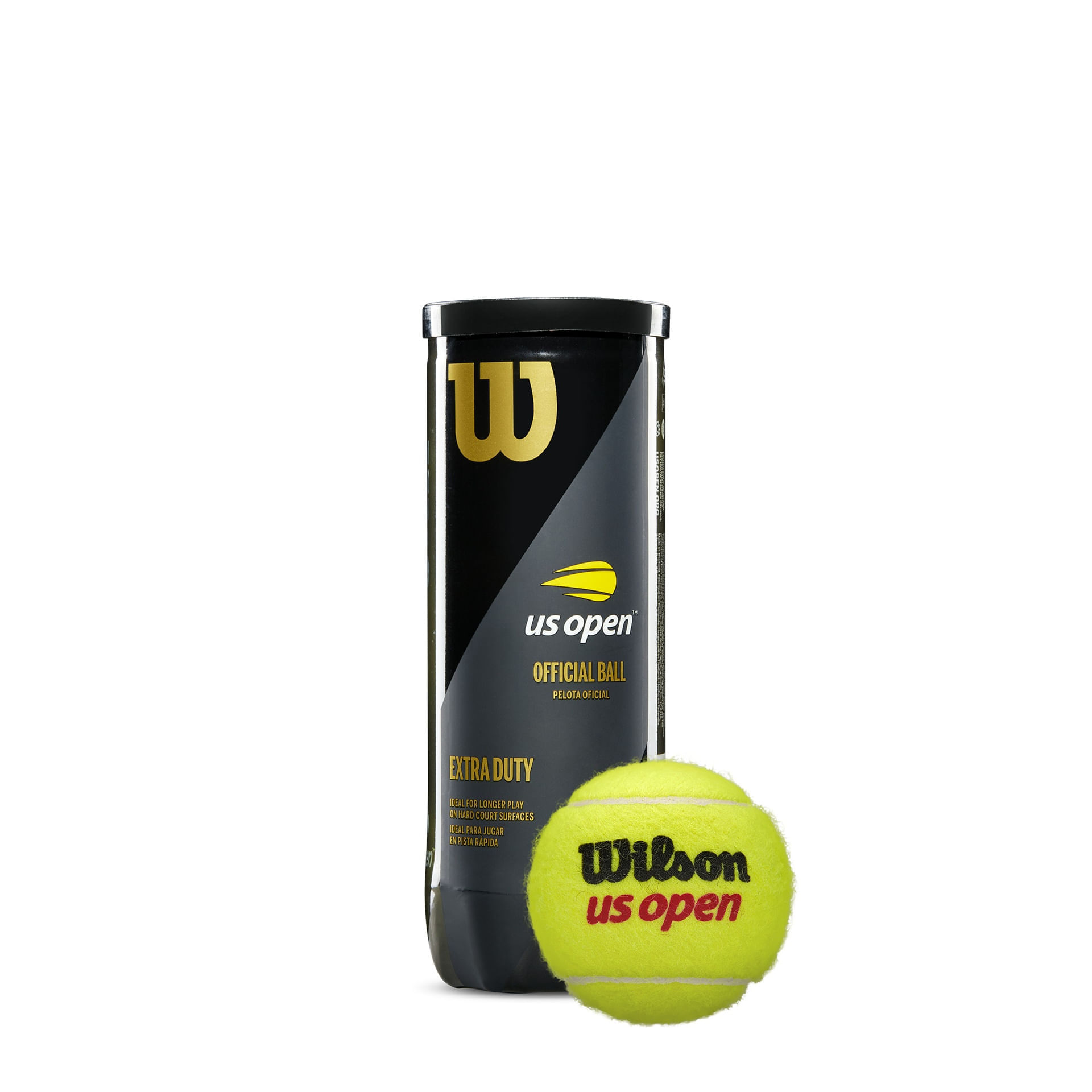 Tubo De Pelotas Bolas De Tenis Wilson Pelotas Us Open-Extra Duty