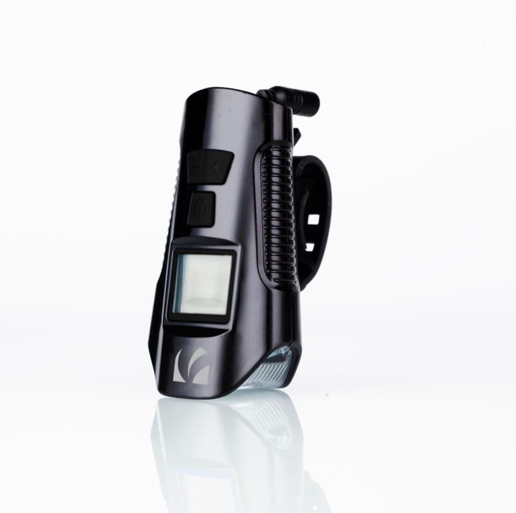 Luz Led Bicicleta Delantera Bks Recargable 350 Lm Pantalla