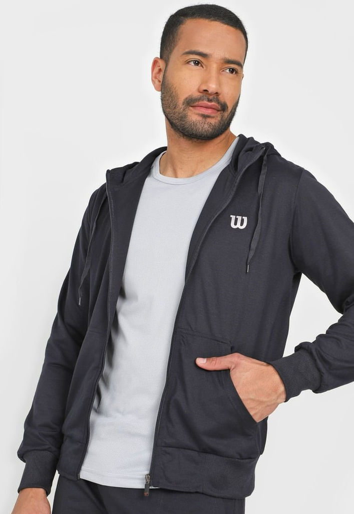 Buzo Deportivo Saco Con Capucha Wilson French 98290 Hombre