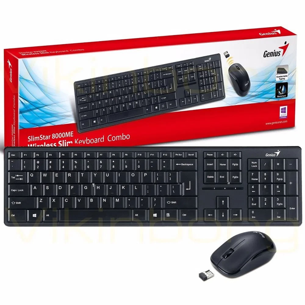 Combo Mouse Y Teclado GENIUS Wirelles 8000 SE