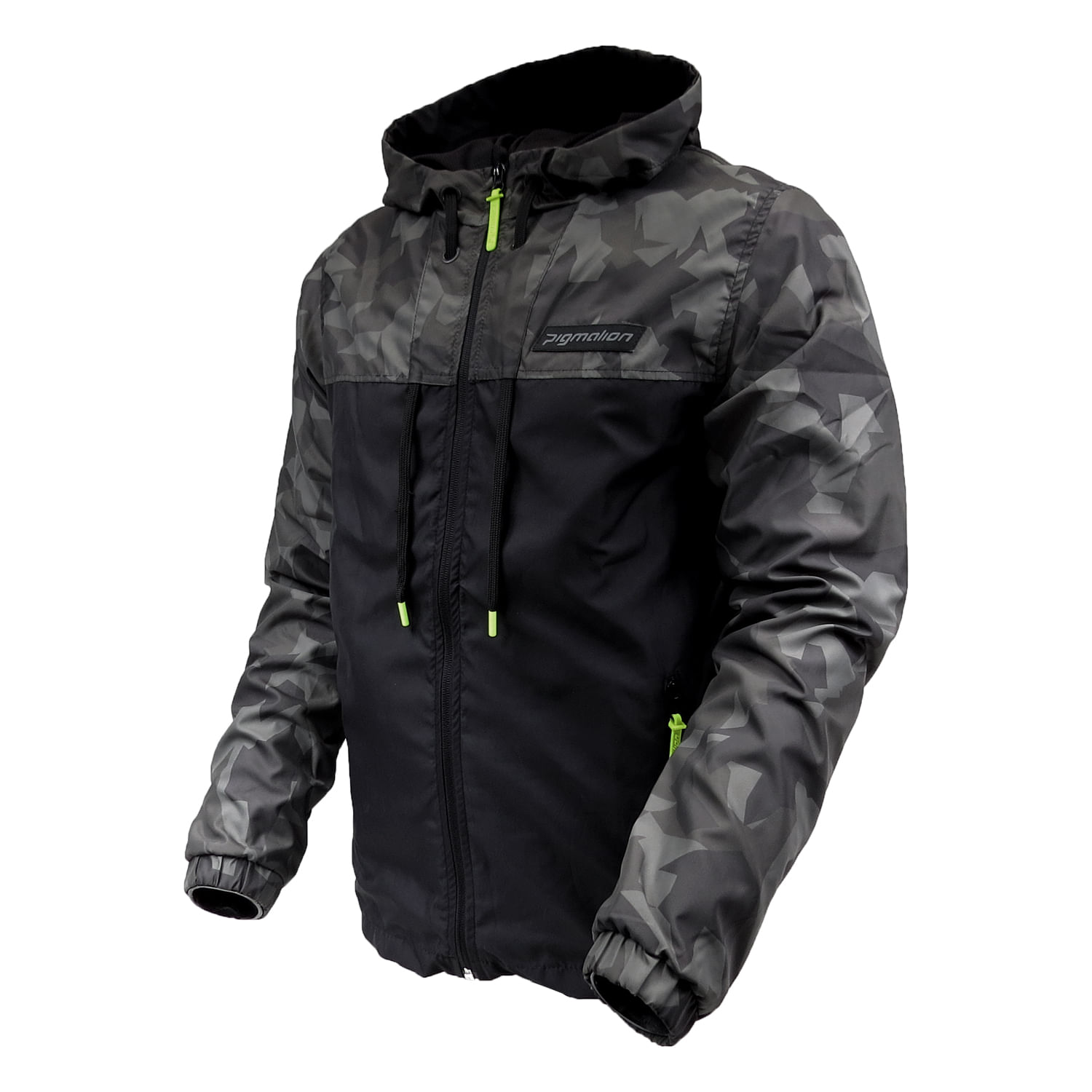 Cortavientos Premium Camo Verde Militar