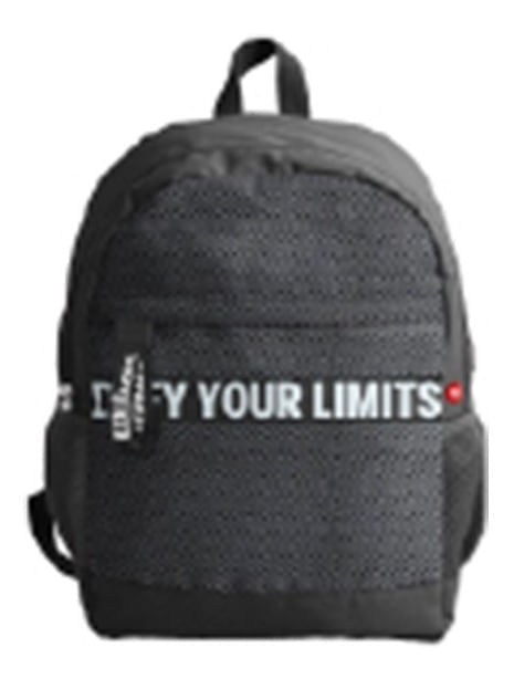 Morral Escolar Mochila Universitaria Wilson Bolso Unisex Negro Your Limits