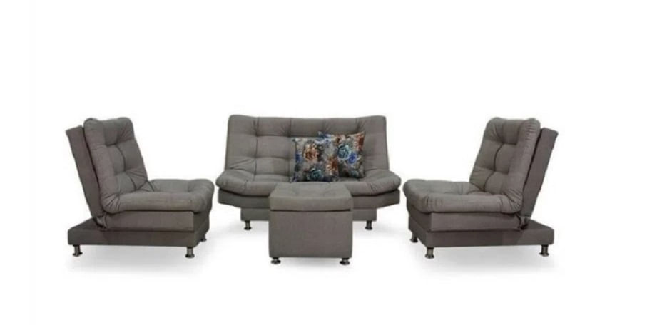 Juego de Sala E-madera Vanir Color Gris