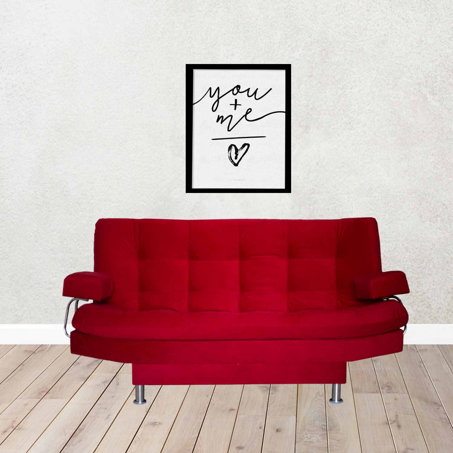 Sofá Cama E-madera Rojo Grace