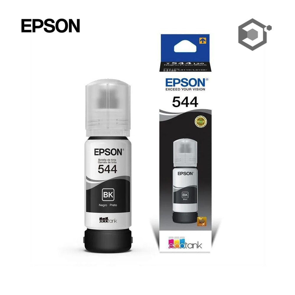 BOTELLA DE TINTA EPSON 544 NEGRA 65ML