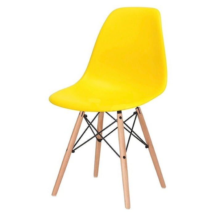 SILLA DKR TIPO EAMES AMARILLA BOXBIT