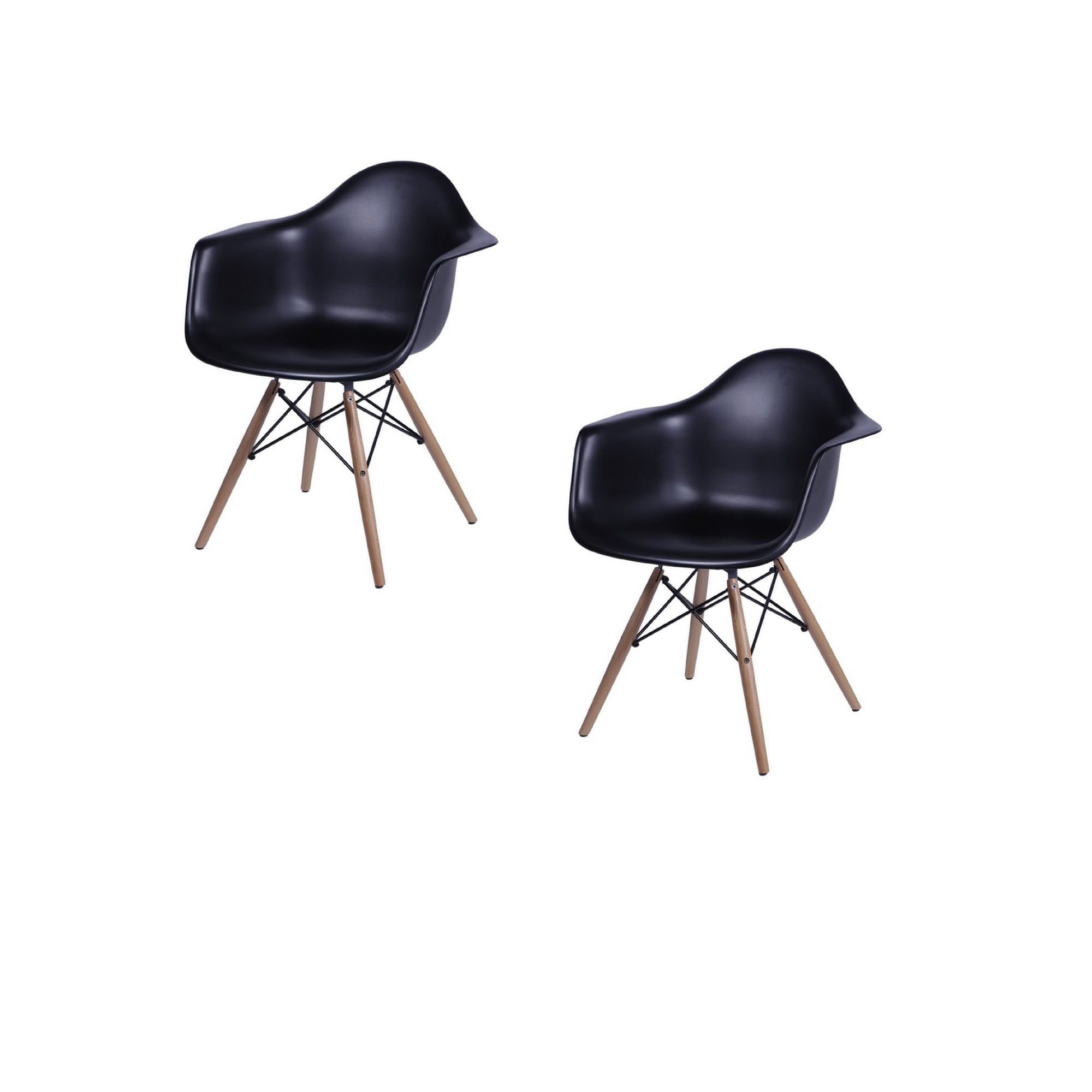 SET X 2 SILLAS DKR CON BRAZOS NEGRA BOXBIT