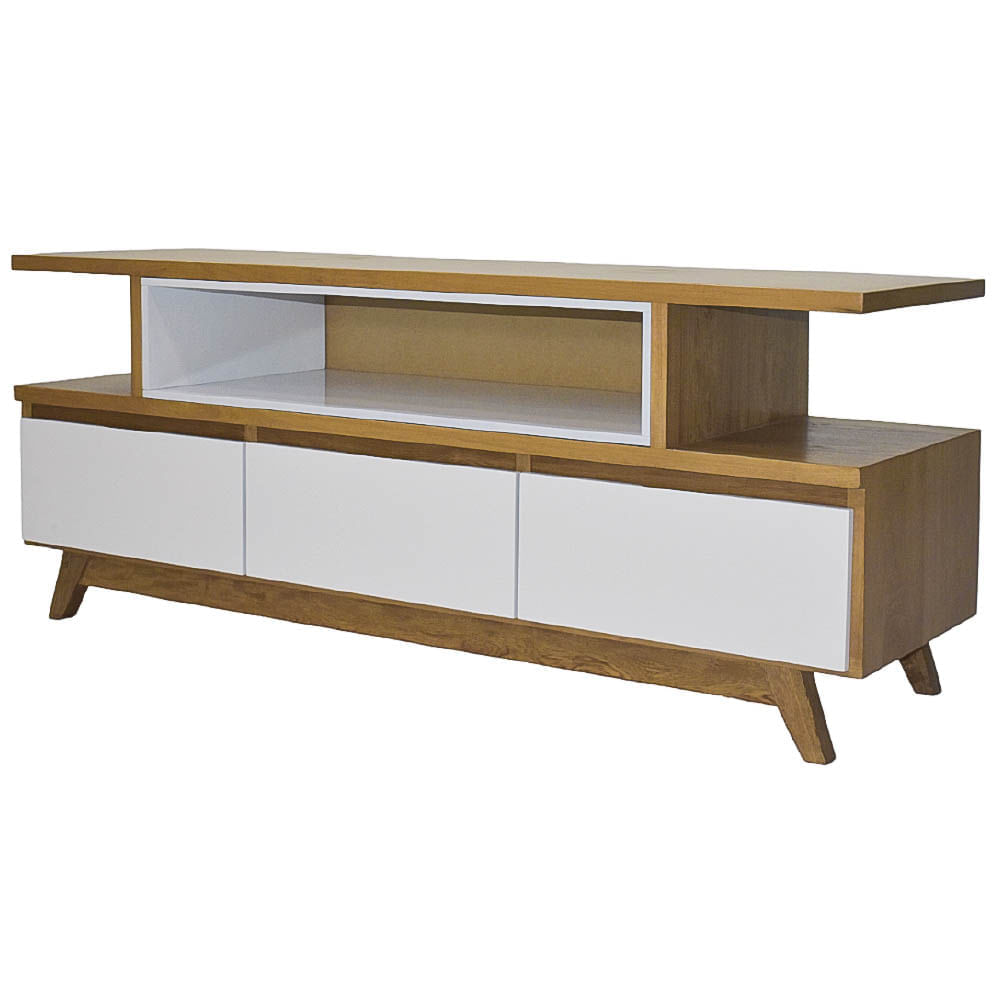 Mesa de TV Osaka  Natural/blanco
