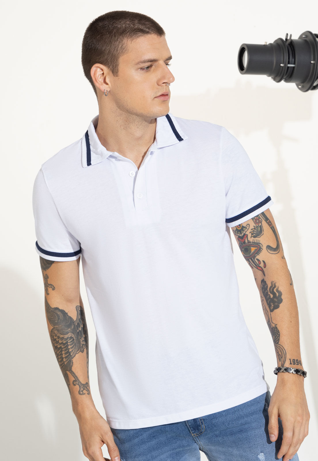 POLO HOMBRE BLANCO 89617