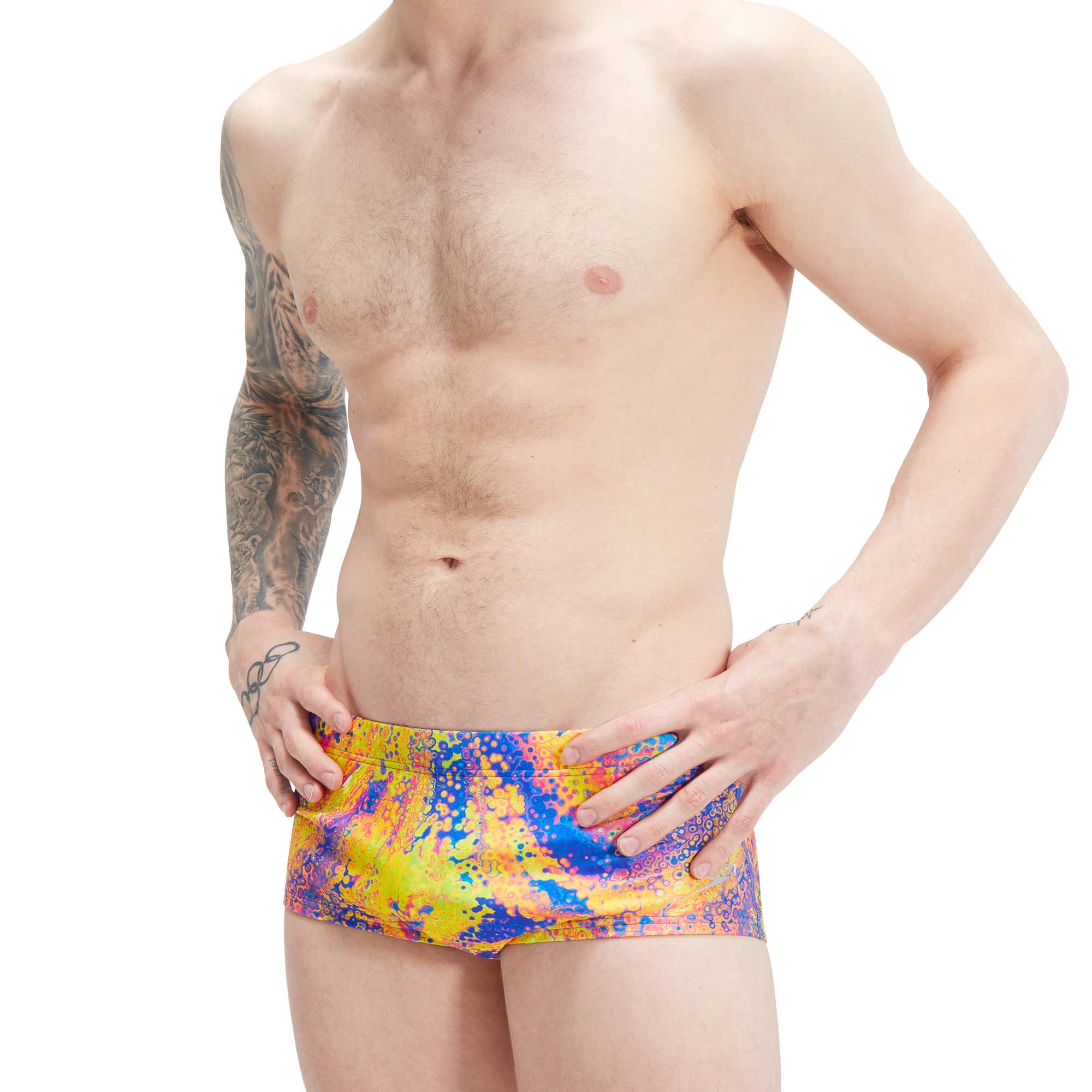 Pantaloneta de Baño Club Training Allover Brief 17 cm