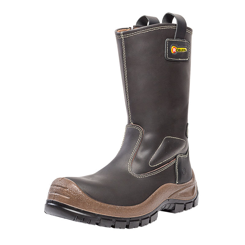 Bota soldador Welder café con puntera talla 39 Robusta