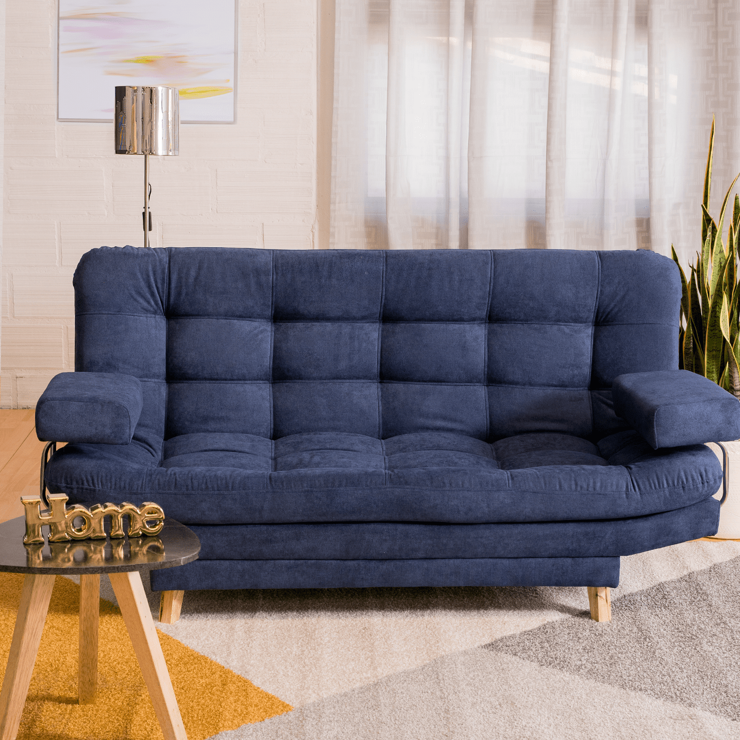 Sofá Cama Velencia Azul 3 PTOS