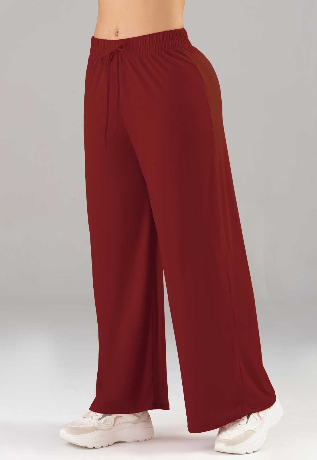 Pantalón Sudadera Mujer Rojo Mp 8618