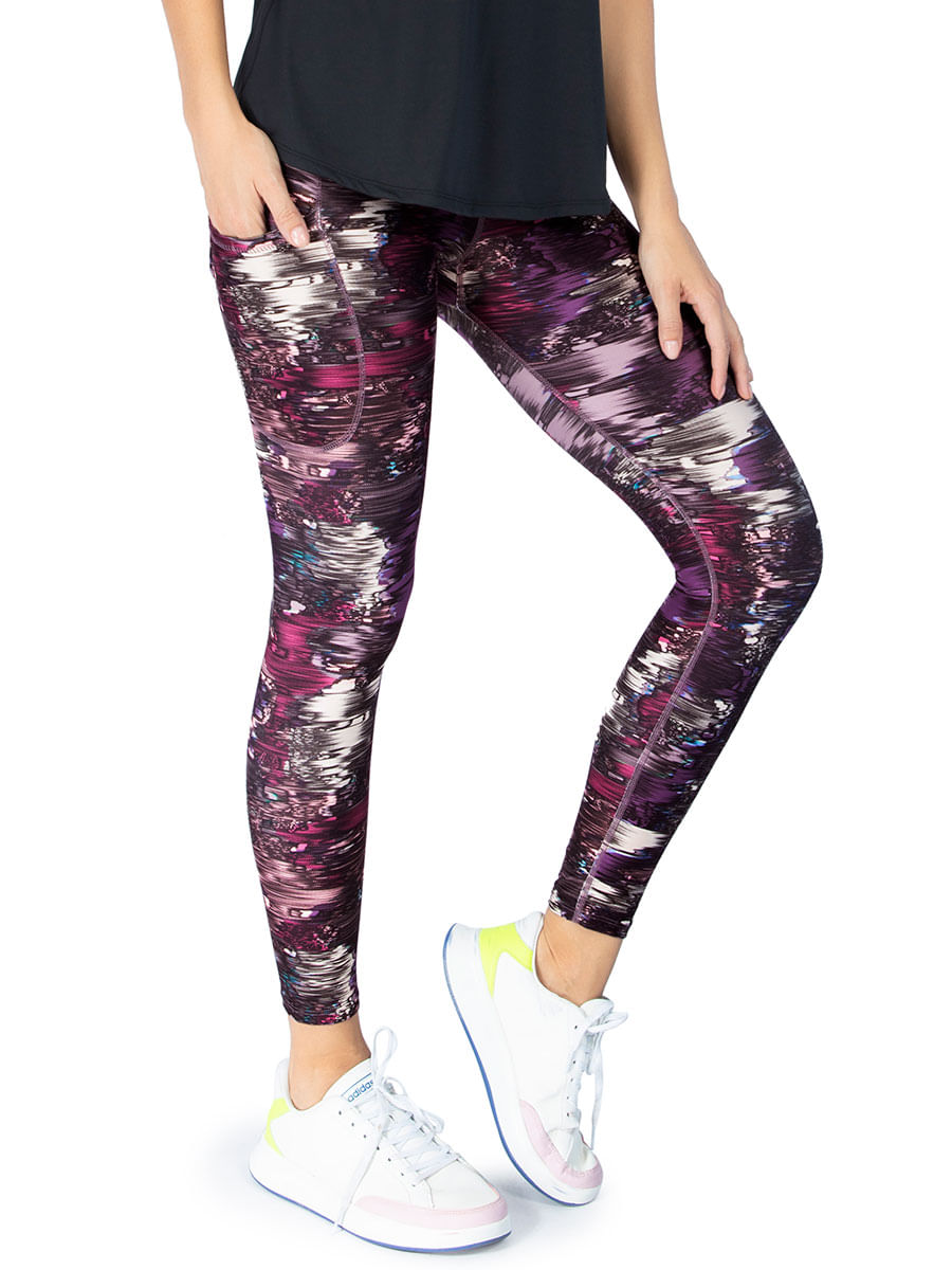 Leggins Deportivo Estampado Taupe