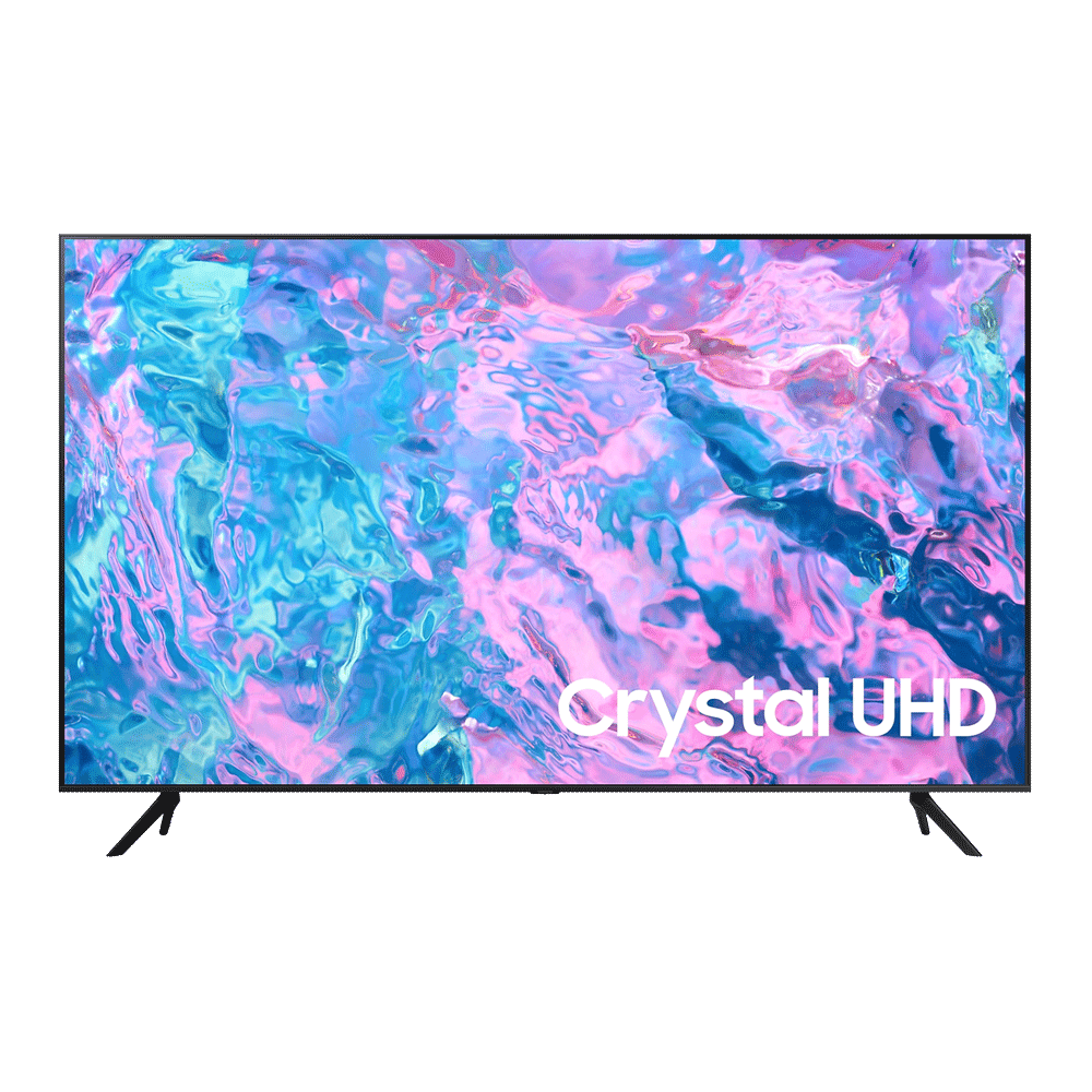 Televisor Samsung 43" Smart TV UHD 43CU7000 Negro