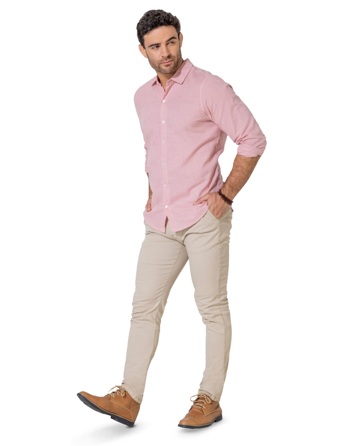 Camisa Hombre Palo De Rosa Mp 92835