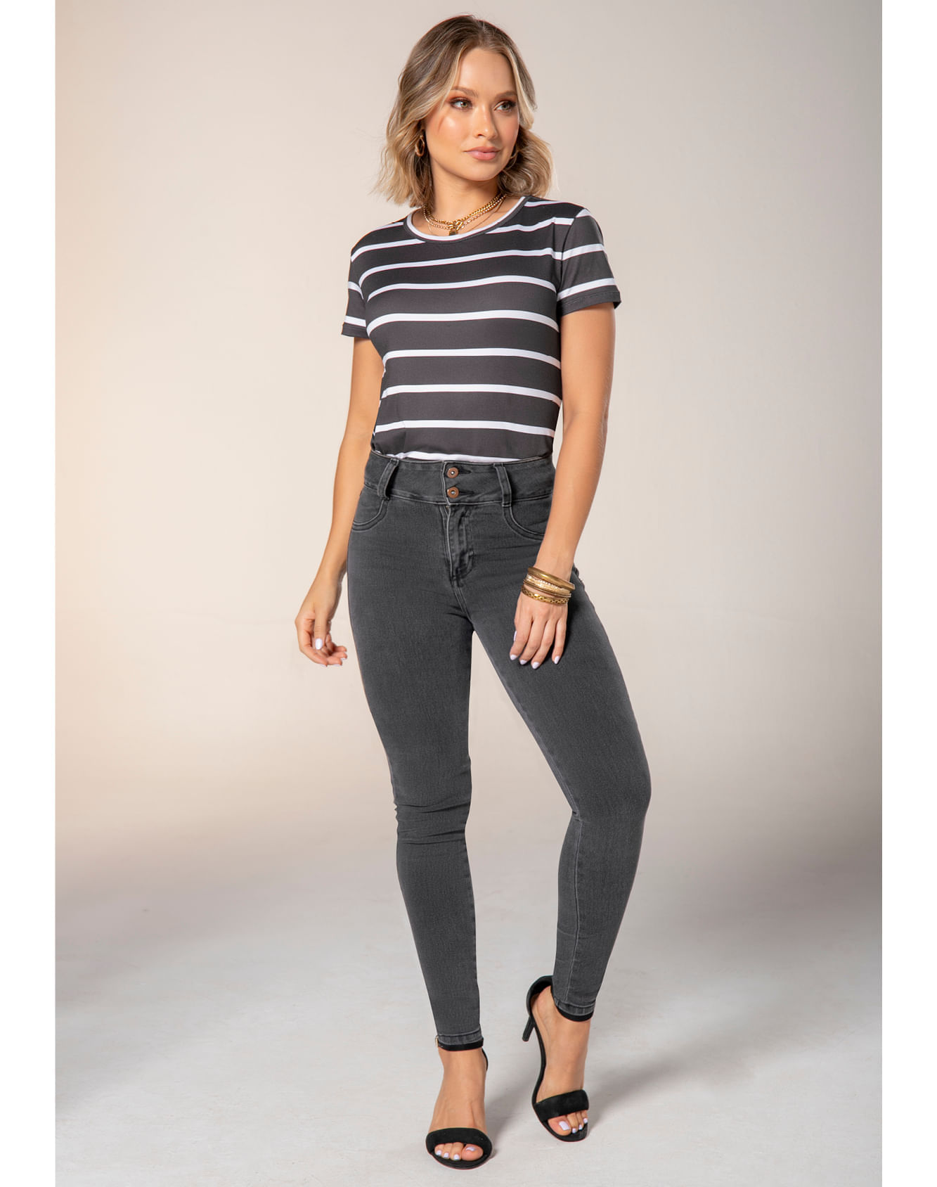 Jean Mujer Gris Mp 89588