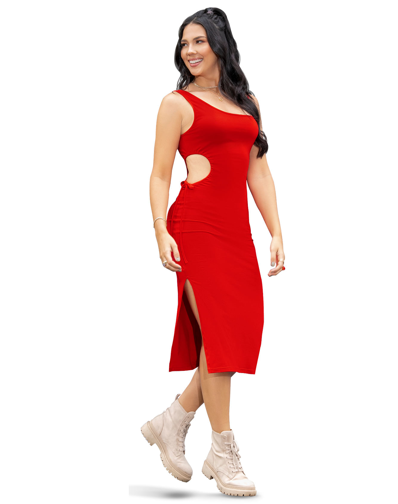 Vestido Juvenil Rojo Atypical 93562