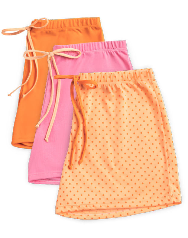 Short Paq X3 Mujer Multicolor Mp 76308
