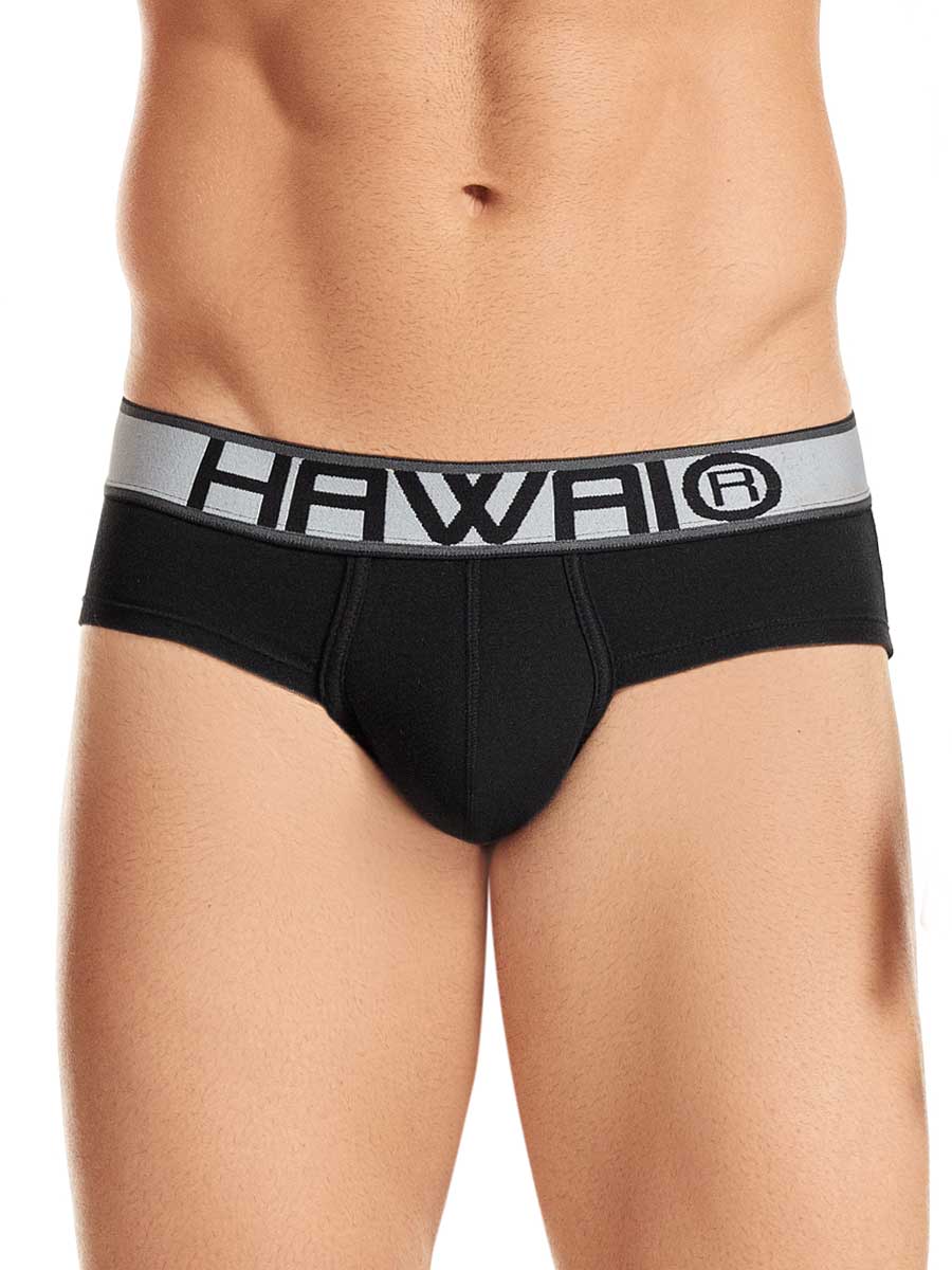 Hip Brief en Algodón Negro