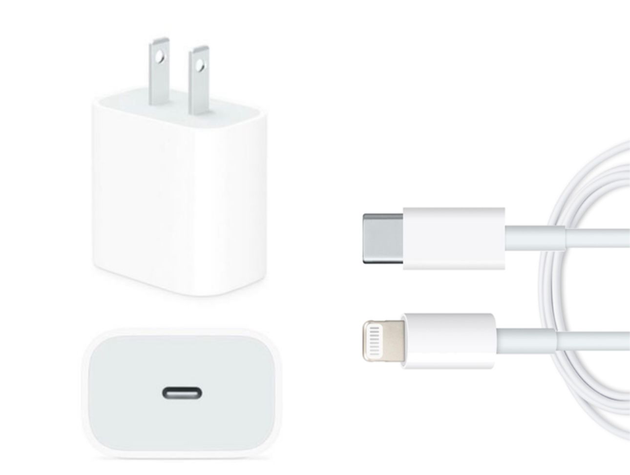 Cargador Apple 20W Tipo C a Lightning con Cable