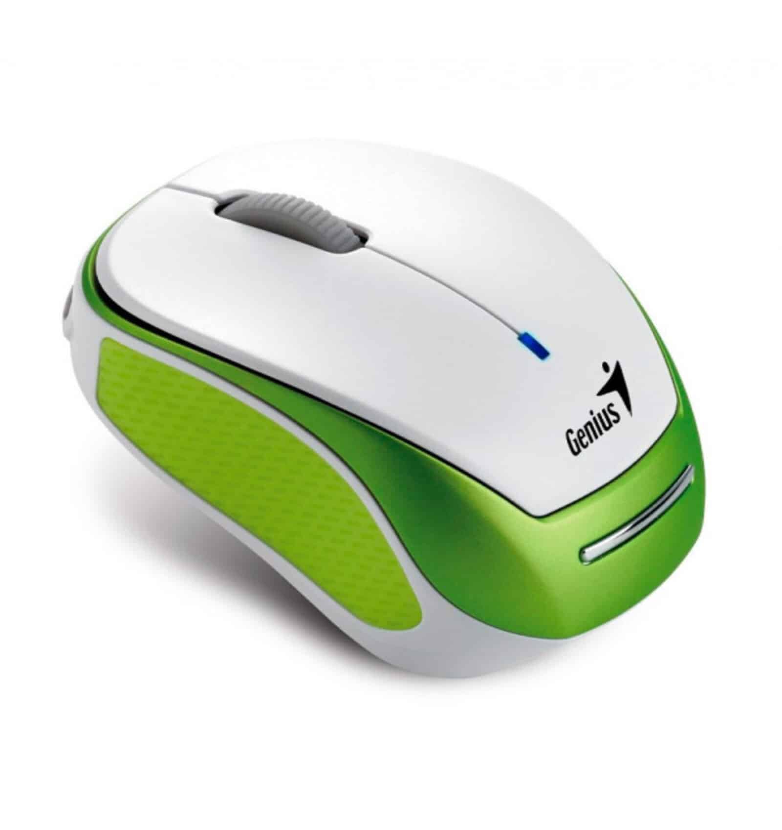 Mouse Inalámbrico Microtraveler 9000R V3 WLAN 2.4 GHz Genius Verde