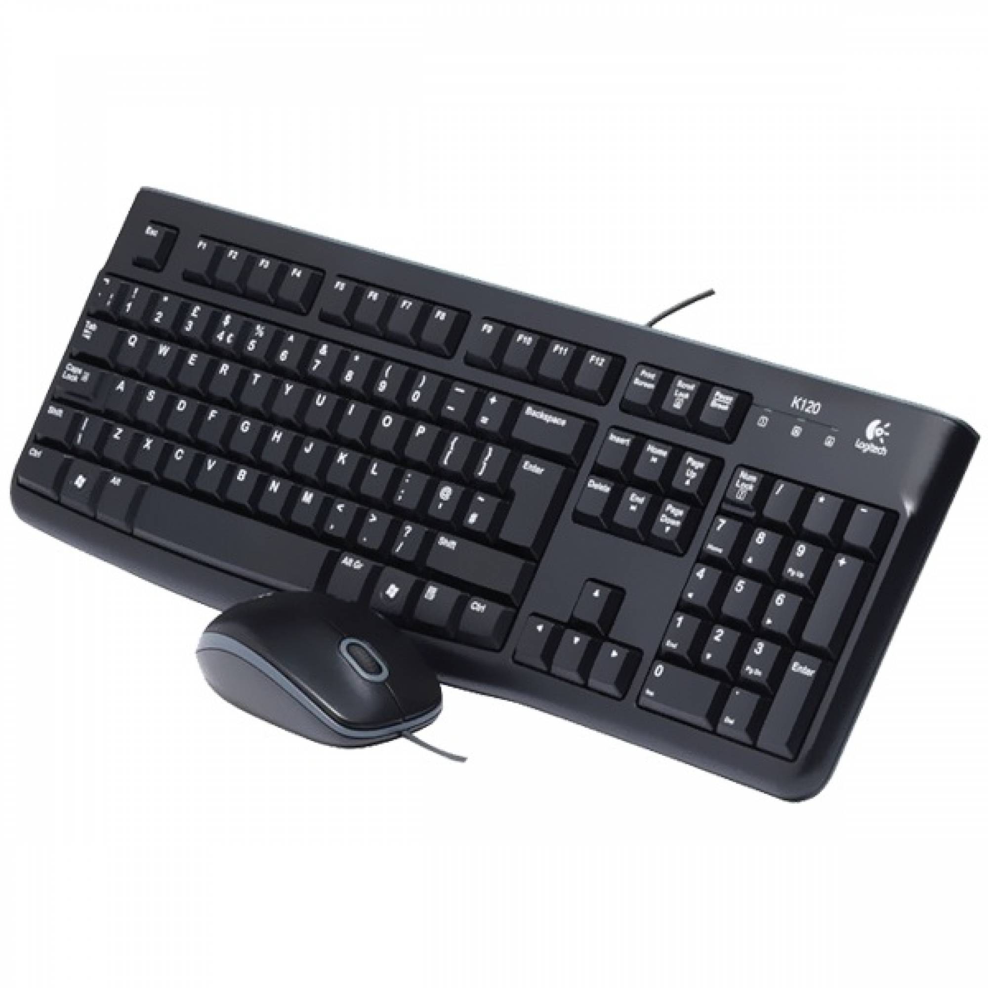Combo Teclado + Mouse MK120 Logitech Cableado