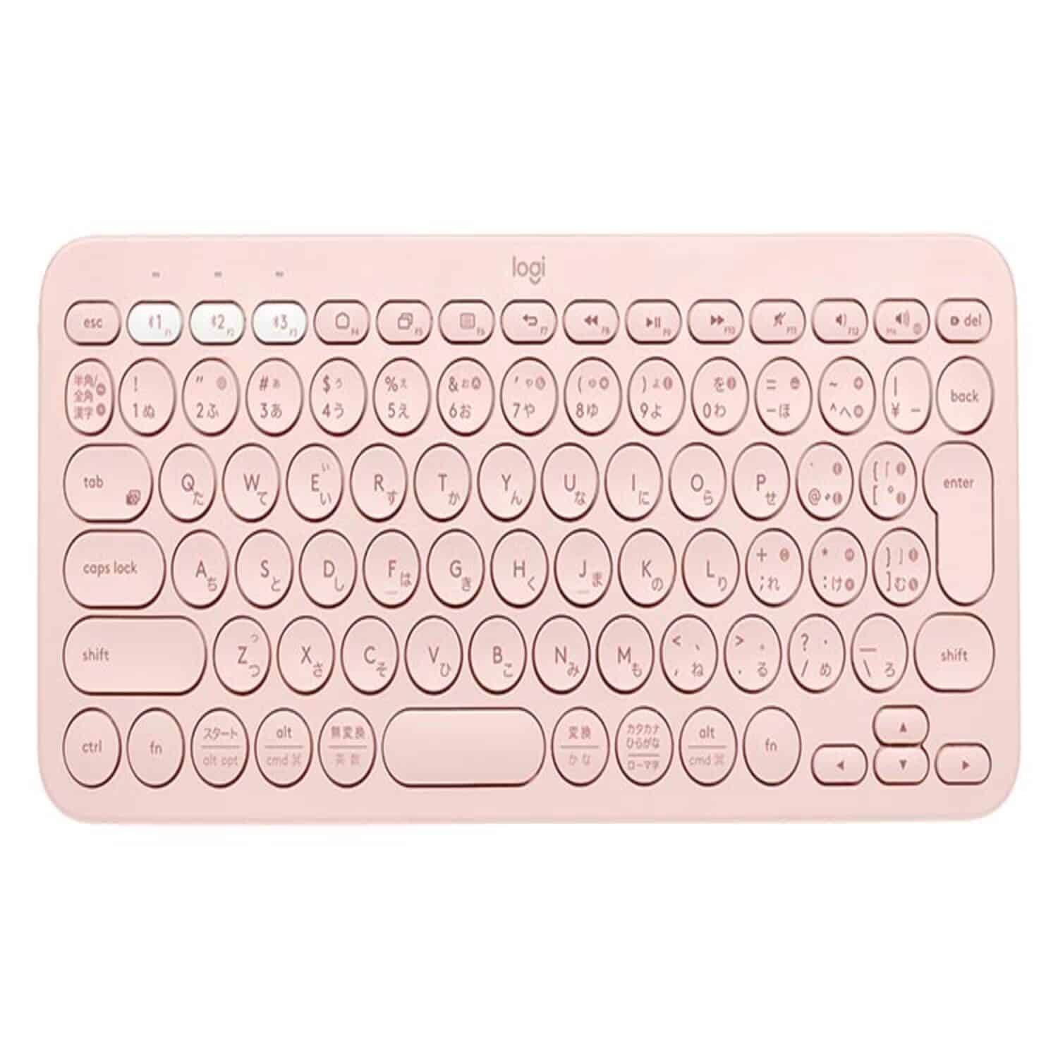 Teclado portatil Pebble 2 K380  Logitech Bluetooth rosa