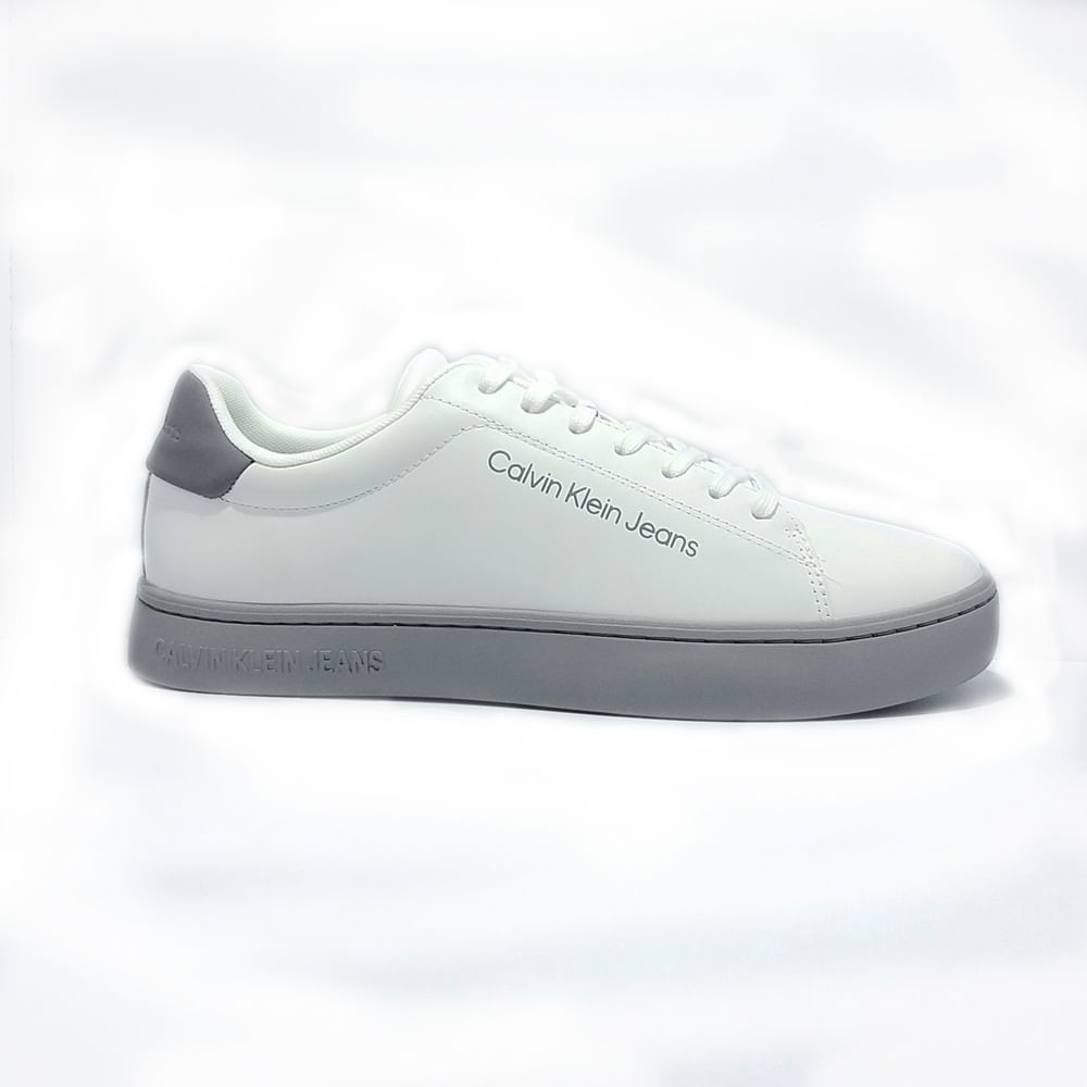 TENIS CASUAL CABALLERO CALVIN KLEIN COLOR BLANCO