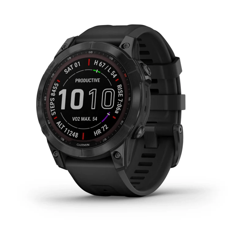Reloj Garmin Fenix 7 Sapphire solar NEGRO