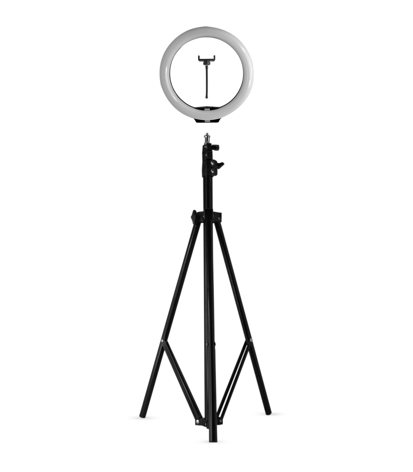 Aro De Luz 26cm Blanco 3 Tonos Mas Trípode Abs 2.1m 360 Grados