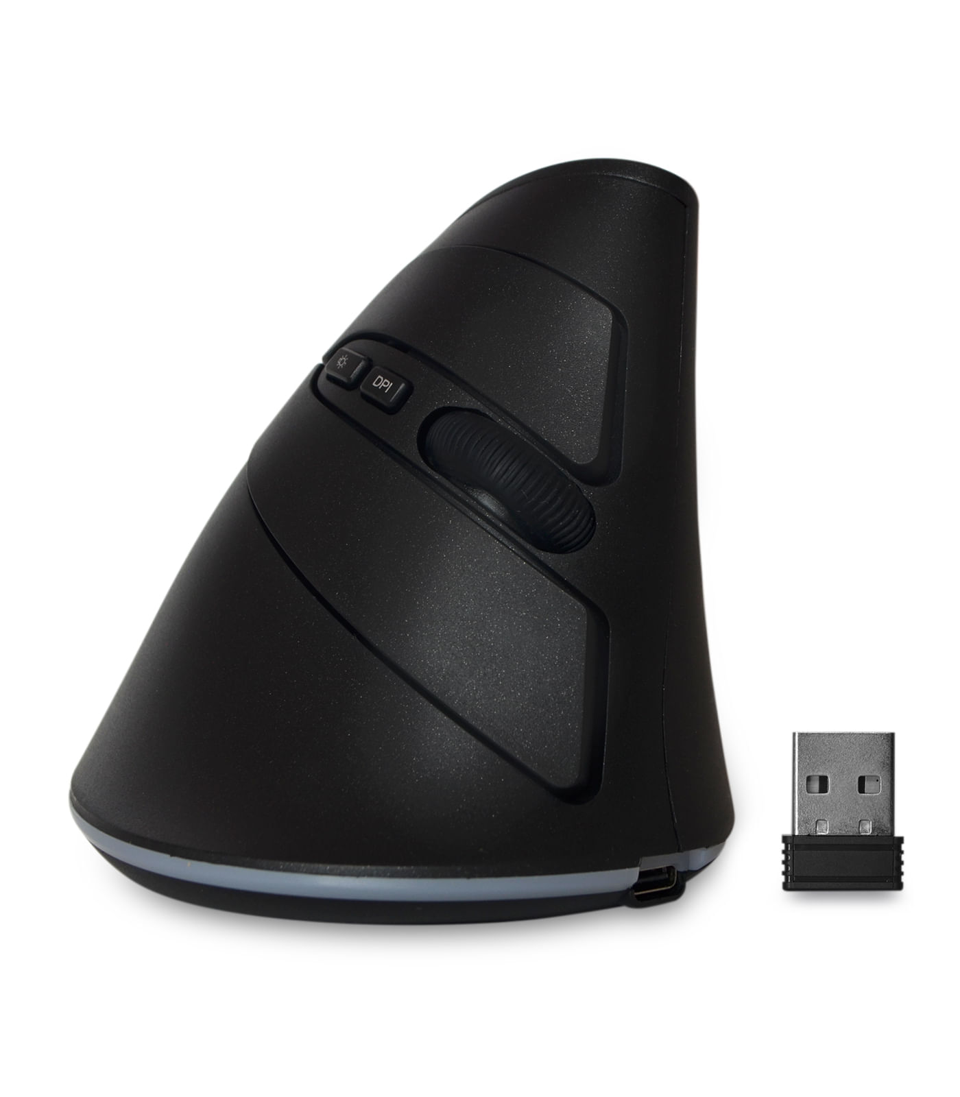 Mouse Ergonómico Inalambrico Rgb Gamer