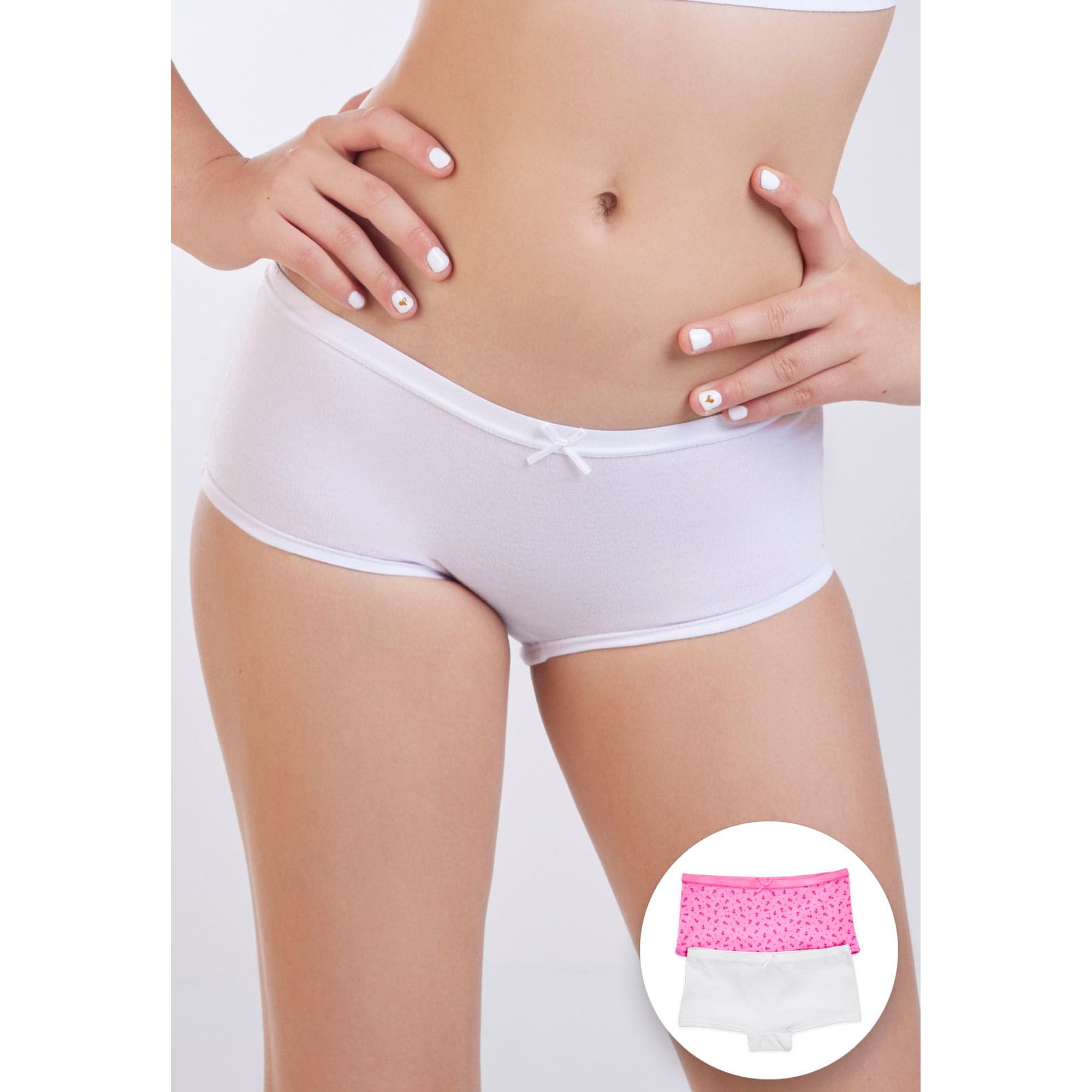 Bóxer Paq X2 Mujer Lila Tech FI 92352