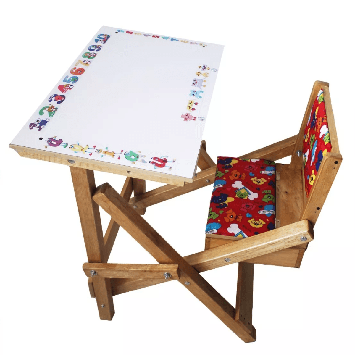 Pupitre Escritorio Para Niños Con Tablero + Obsequio Borrador Rojo