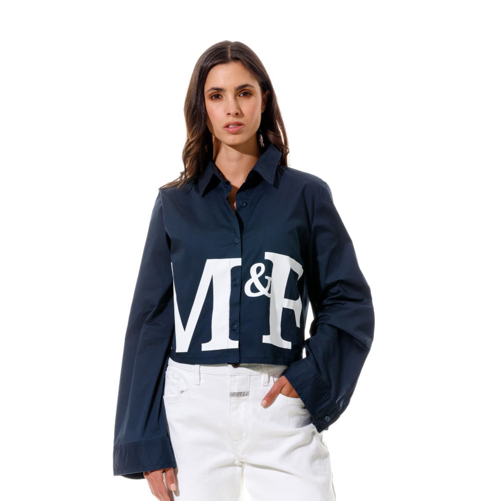Camisa Manga Larga  Para Mujer Girbaud