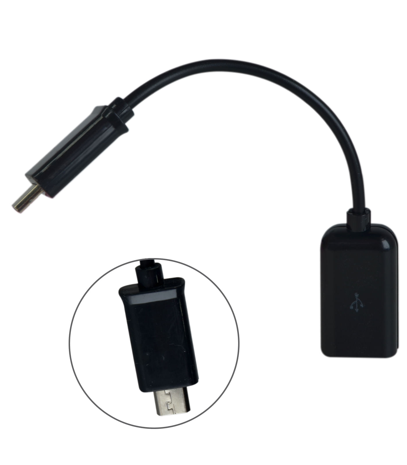 Cable OTG Para Dispositivos Moviles USB a V8