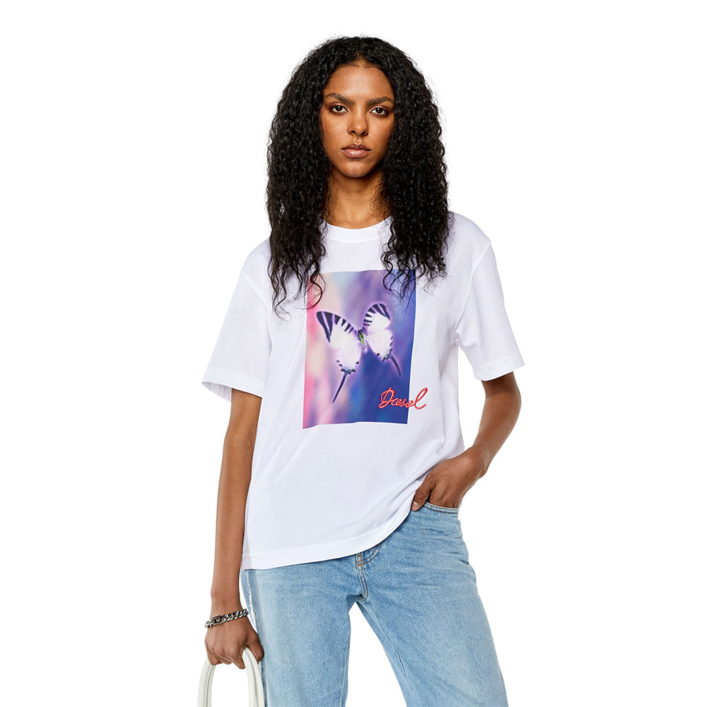 Camiseta Manga Corta Para Mujer T Danny L1