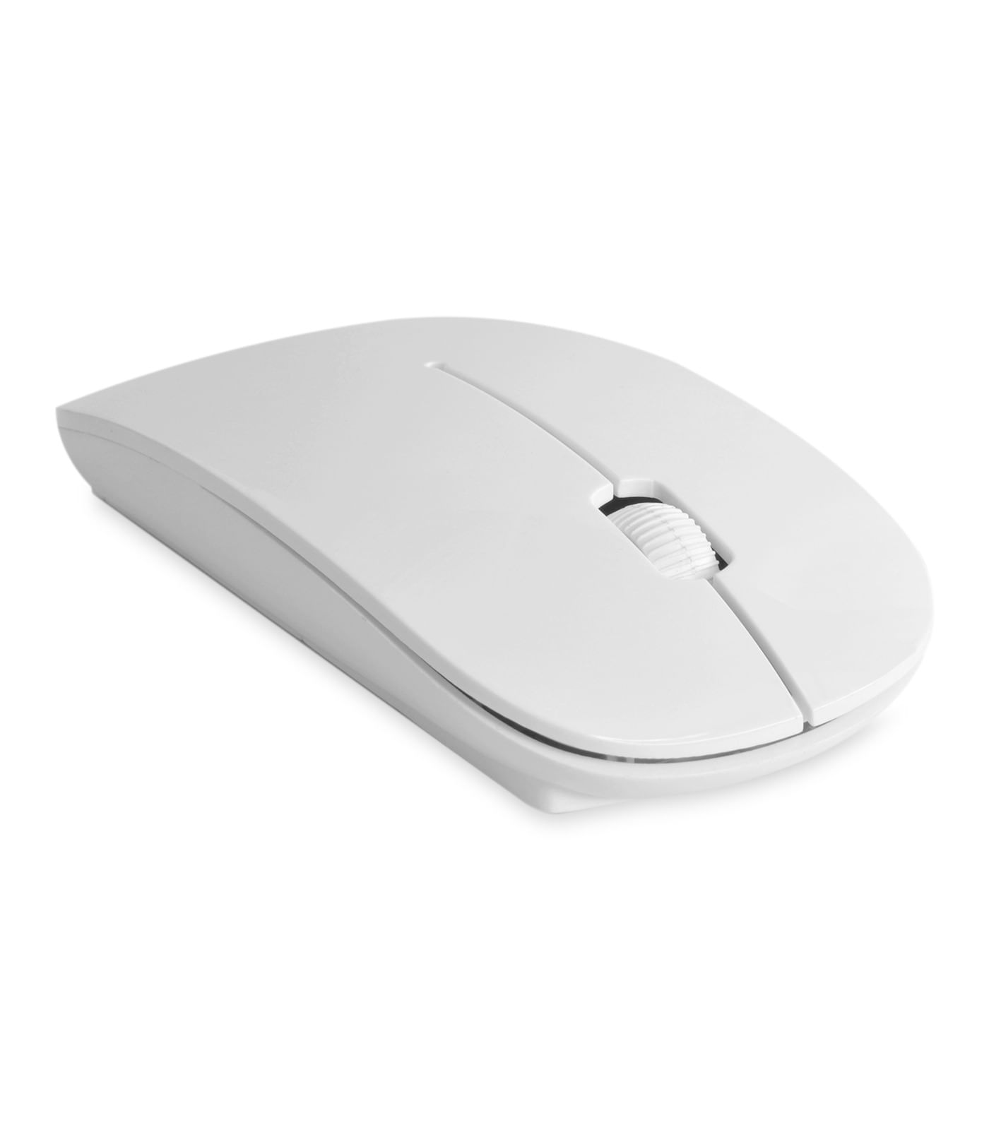 Mouse Plano Inalambrico USB Blanco