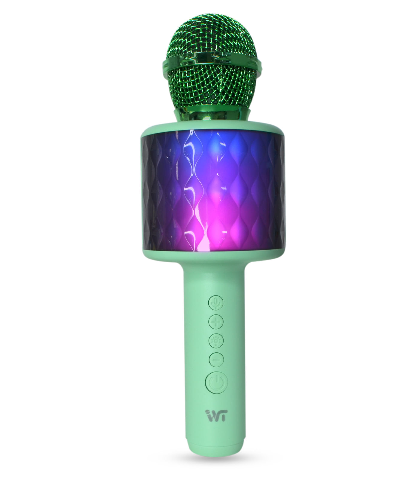 Parlante Microfono Karaoke Color Verde