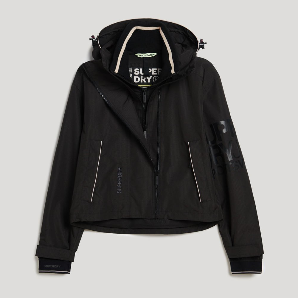 Chaqueta Rompe Vientos Para Mujer Hooded Emb Superdry