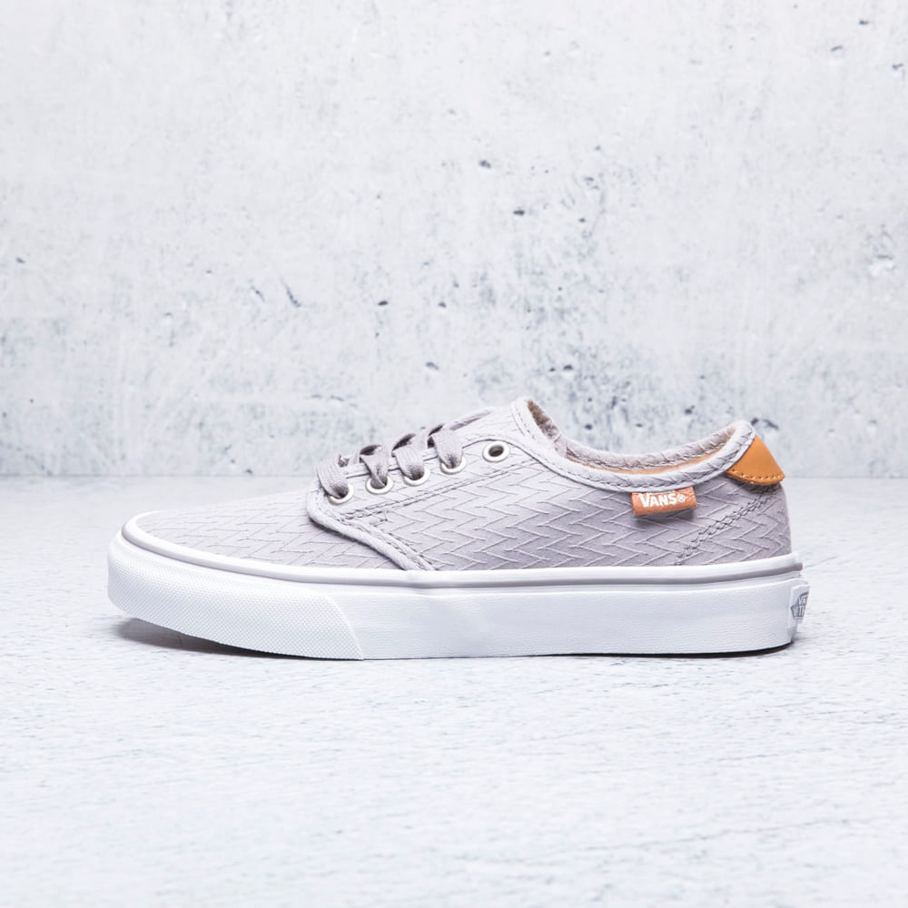tenis vans mujer gris