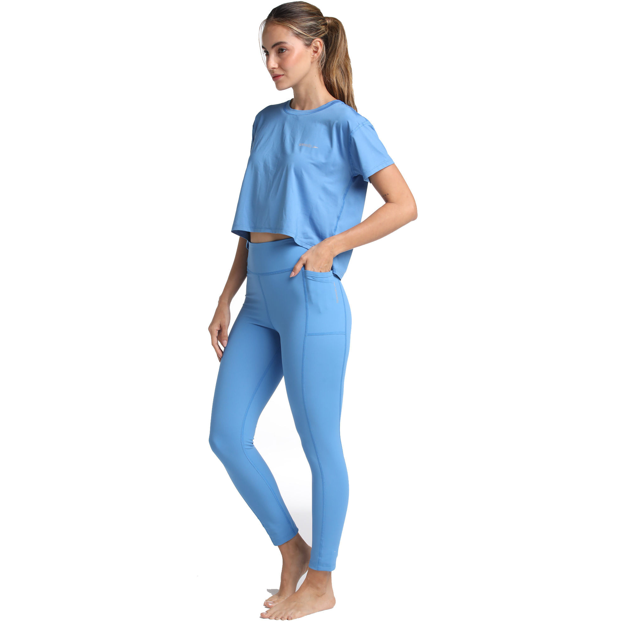 Camiseta Crop Top Oversize Urban Flexibility Mujer