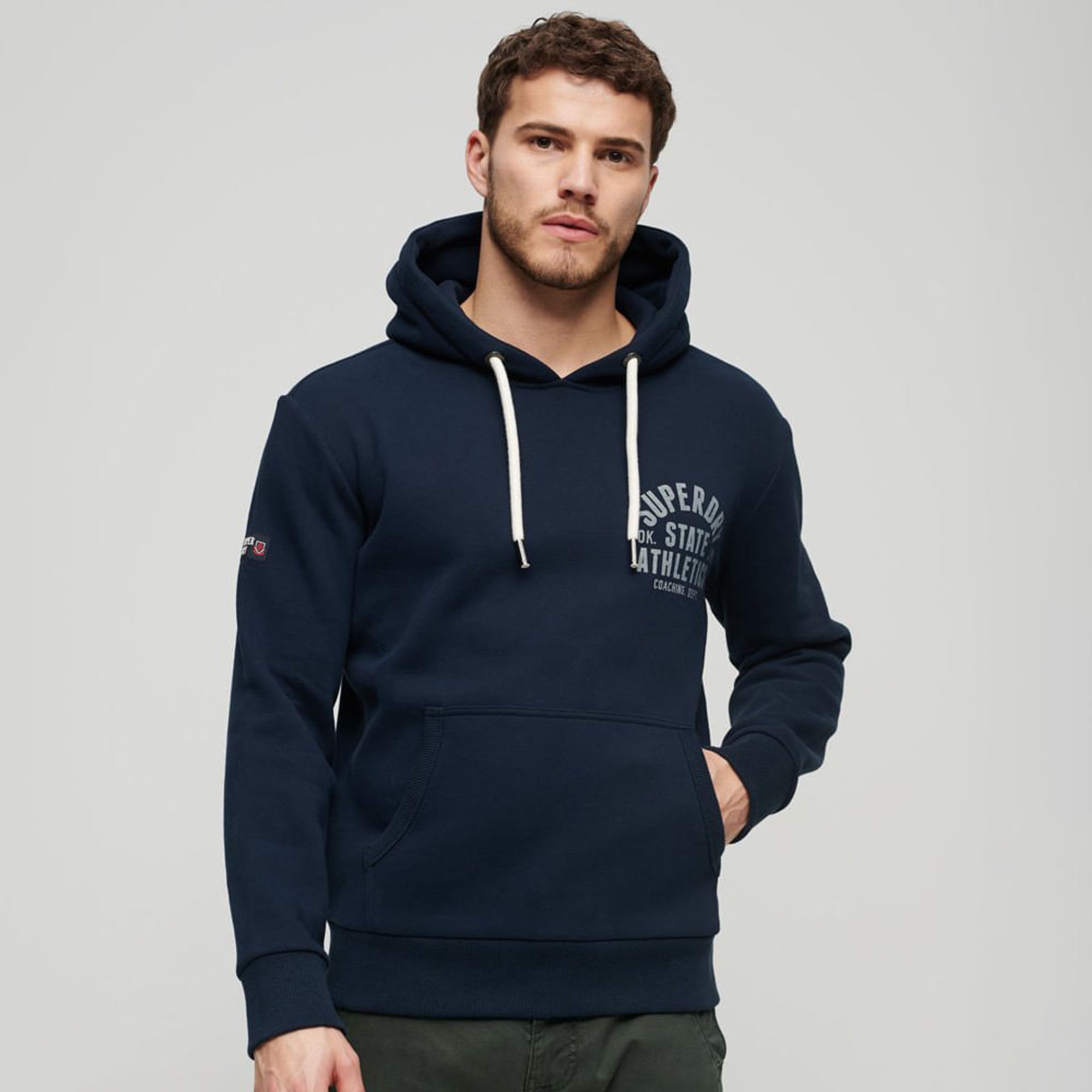 Buzo Cerrado Para Hombre Athletic Script Flock Hood Superdry